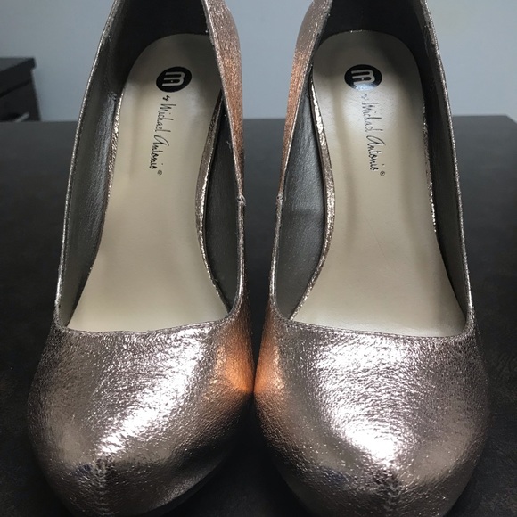 Michael Antonio Rose Gold Heels - Size: 6.5 - Picture 2 of 5